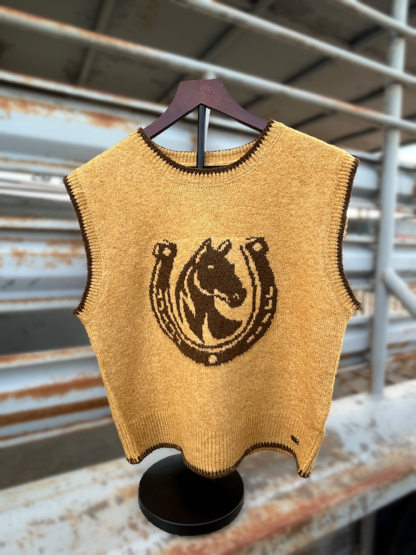 Mustard Pony Vest