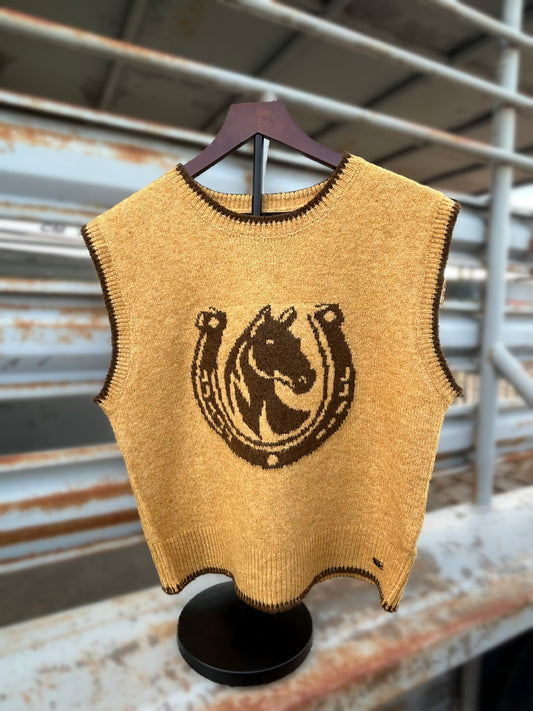 Mustard Pony Vest