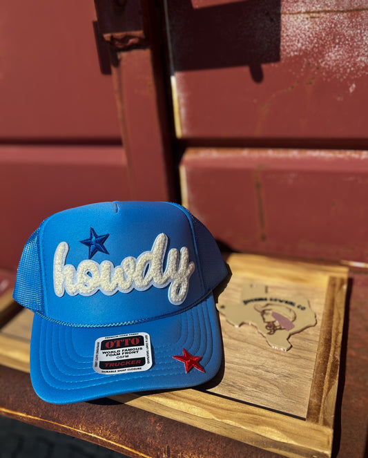Red, White, and Howdy Cap