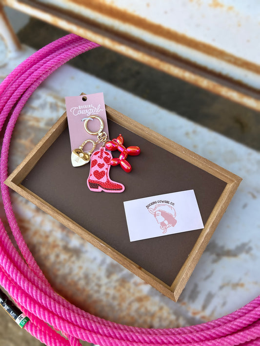 Cowgirl Boot Purse Charm