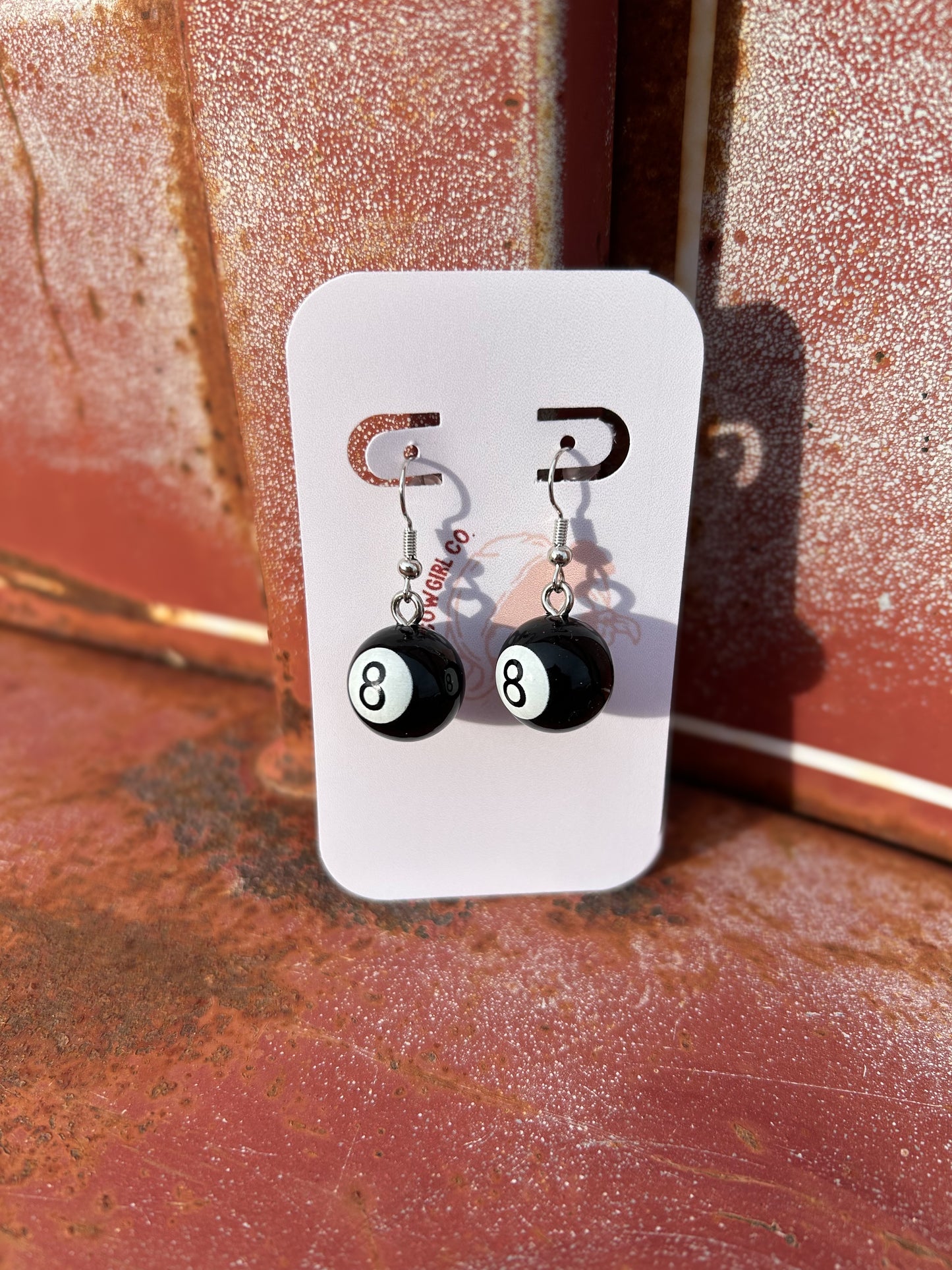 Eight Ball Earrings