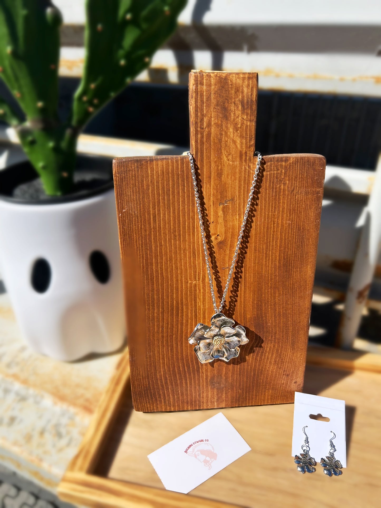 Blossom Necklace and Earrings Set