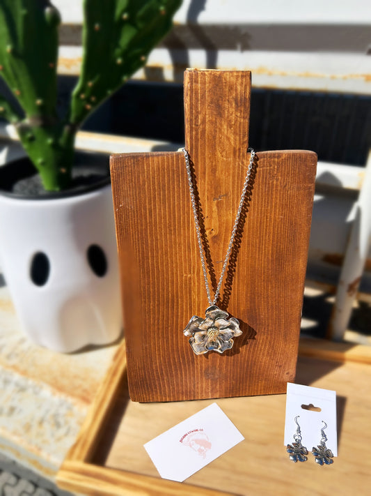 Blossom Necklace and Earrings Set