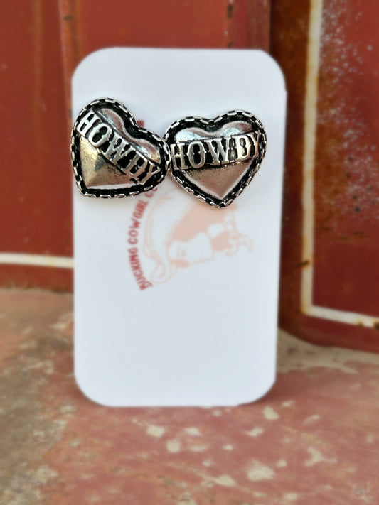 Howdy Heart Earrings