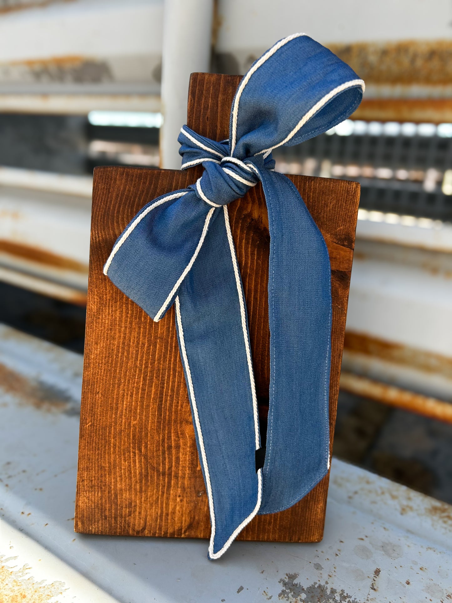 Denim Trail Knot Twilly