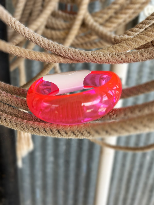 Neon Pink Bracelet