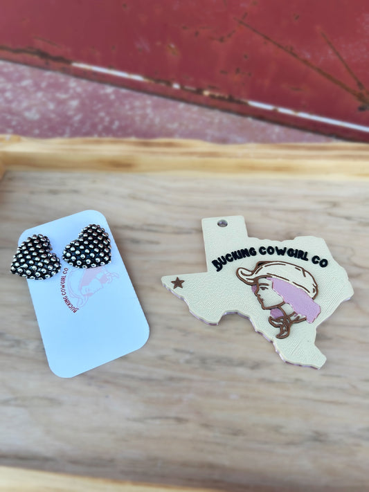 Sterling Hearts Earrings