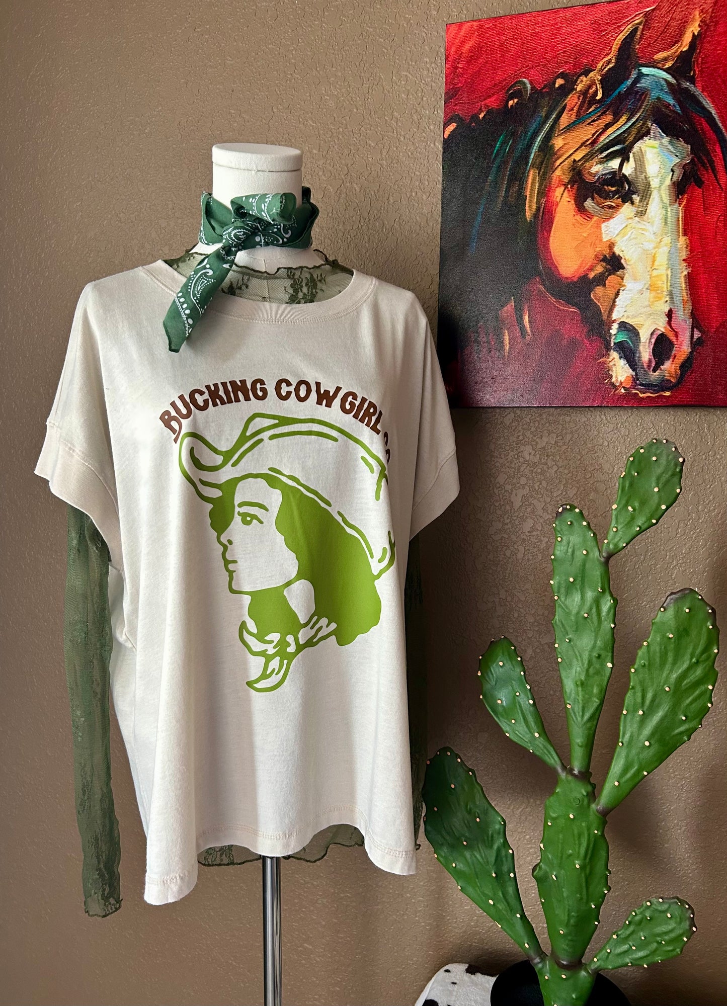 Bucking Cowgirl Co Shirt